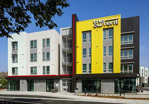 The Current student housing community at Cal Poly Pomona