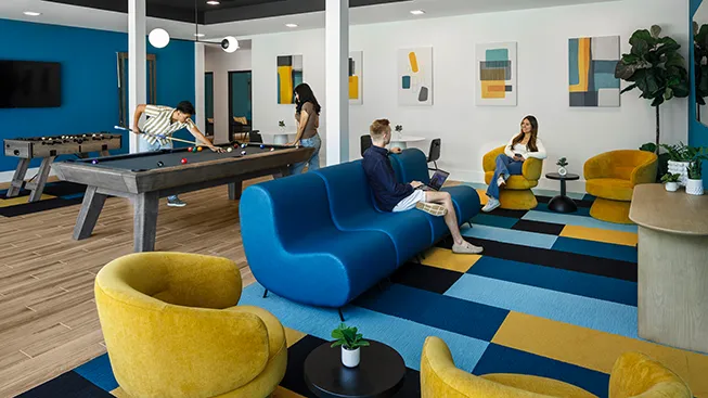 The Current student housing rendering - view 2