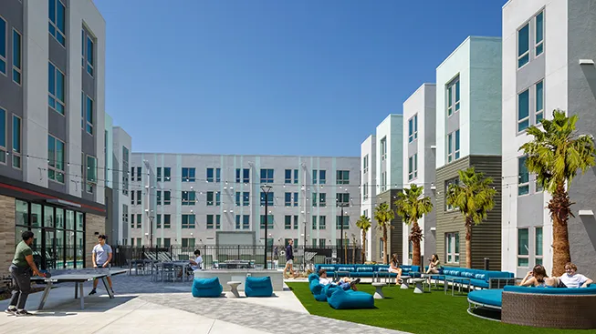 The Current student housing rendering - view 6