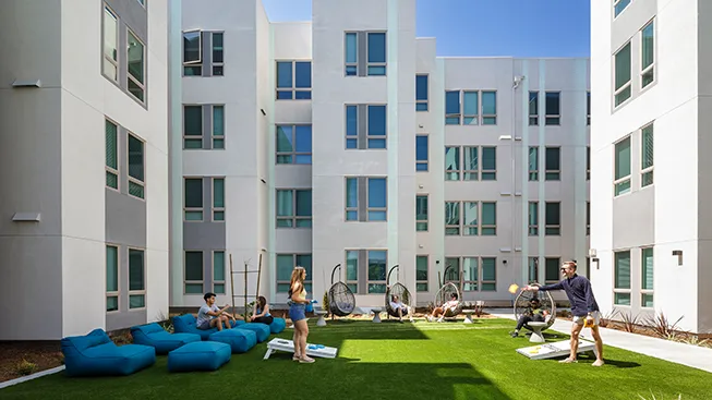 The Current student housing rendering - view 7