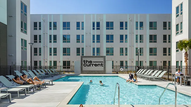 The Current student housing rendering - view 8