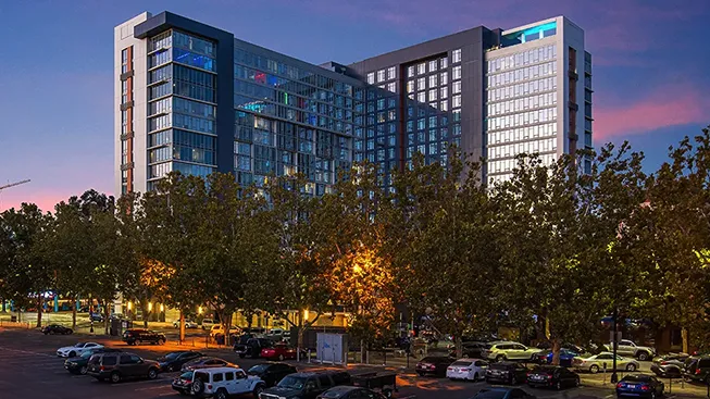 The Grad San Jose student housing development exterior in San Jose, California