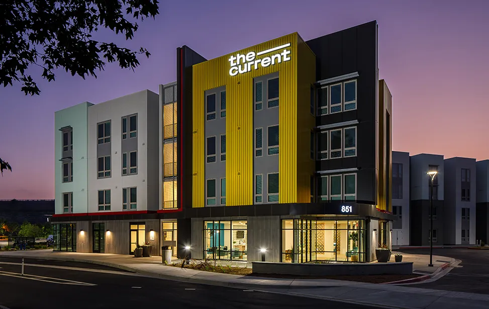 The Current student housing community developed by Coleraine Capital Group